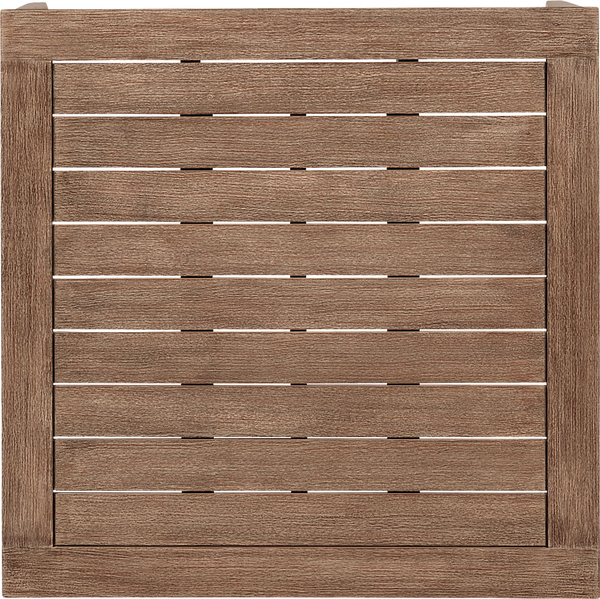 Outdoor Plymilem Brown Cocktail Table - Image 4