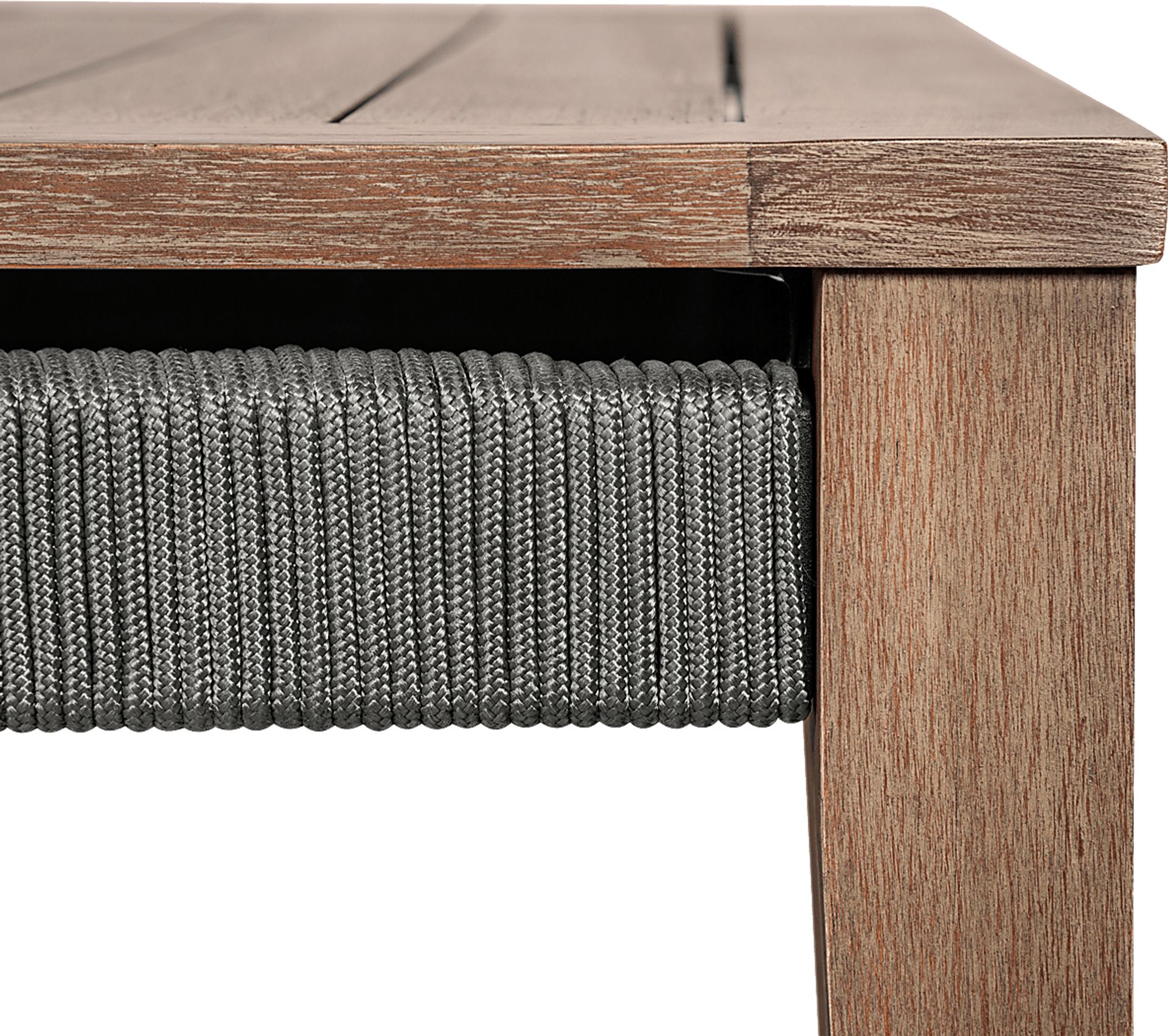Outdoor Plymilem Brown Cocktail Table - Image 5