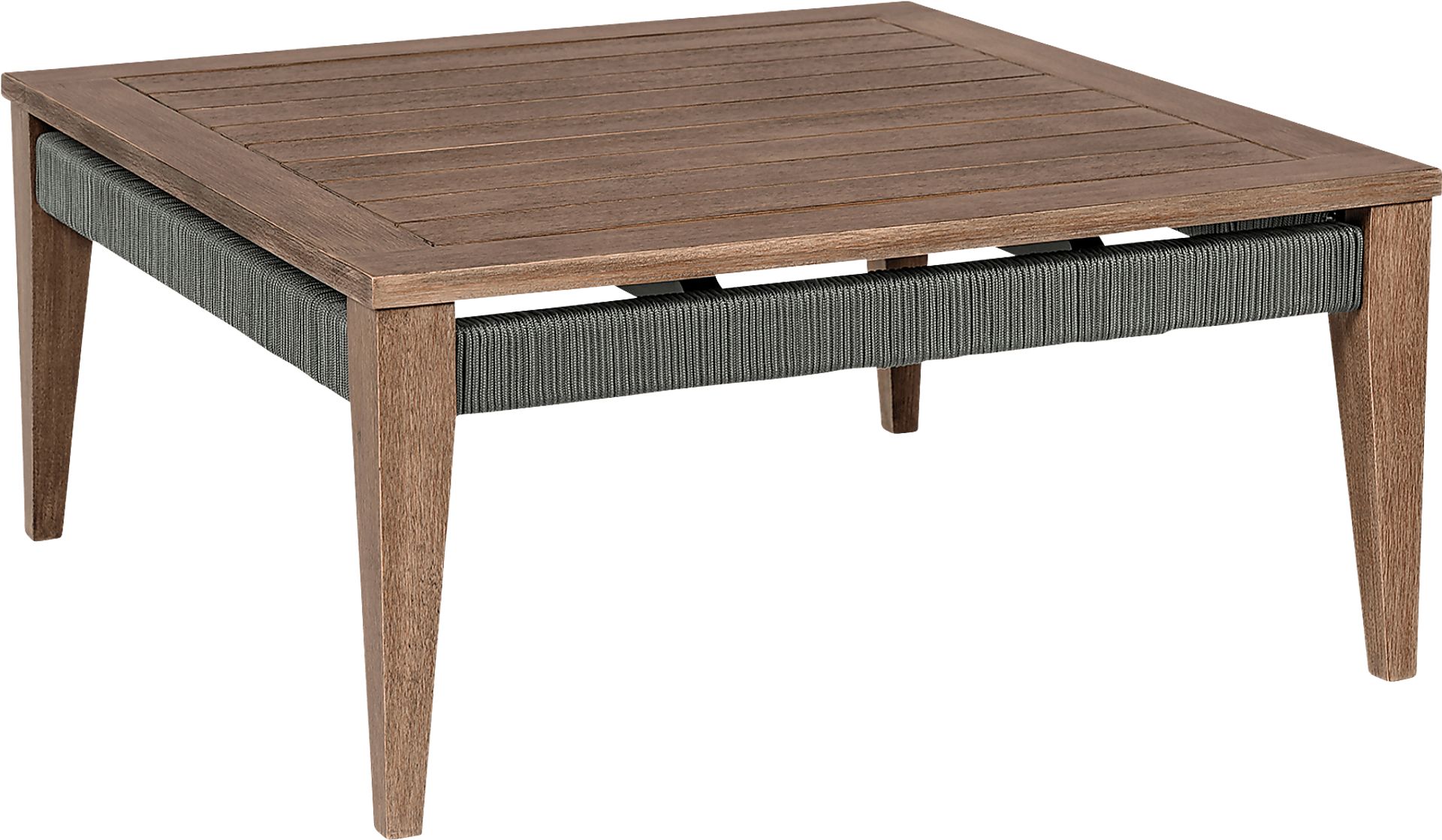Outdoor Plymilem Brown Cocktail Table - Image 1