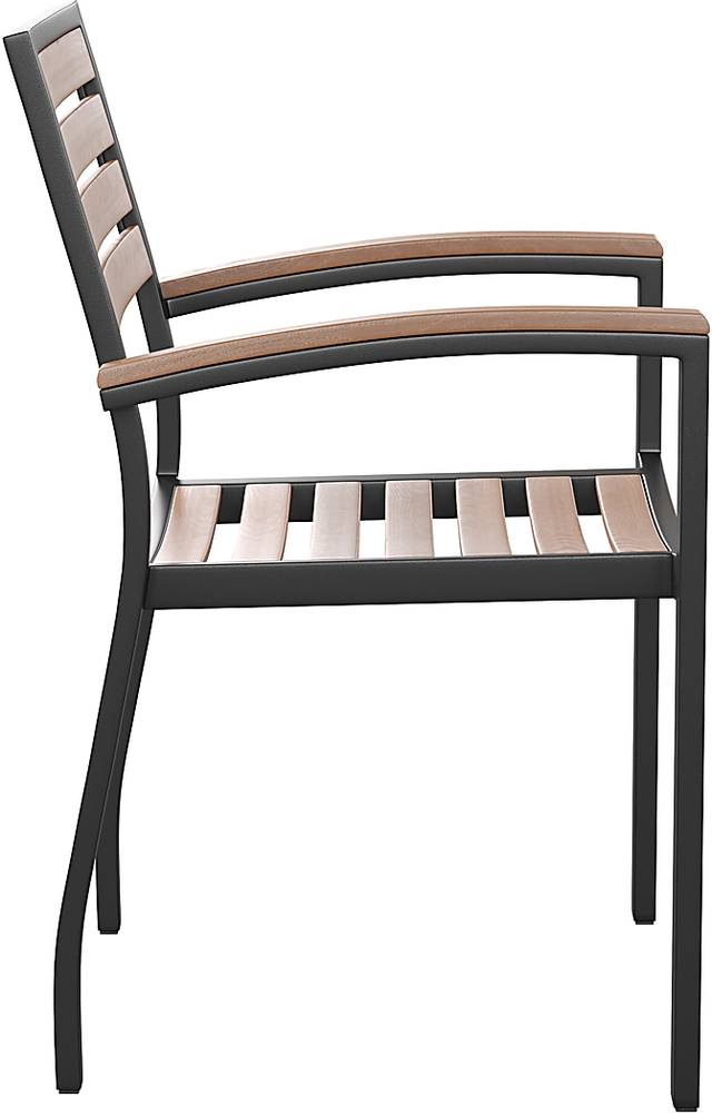 Outdoor Renoldor Brown Dining Chair, Set of 2 - Thumbnail - Image 2