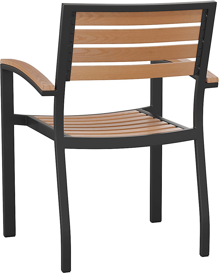Renoldor Brown Dining Chair - Thumbnail 2