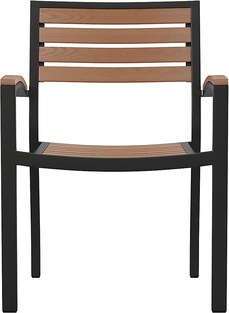 Renoldor Brown Dining Chair - Thumbnail 4