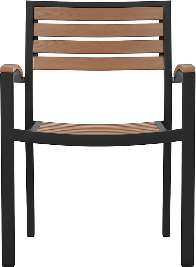 Outdoor Renoldor Brown Dining Chair, Set of 2 - Thumbnail - Image 4