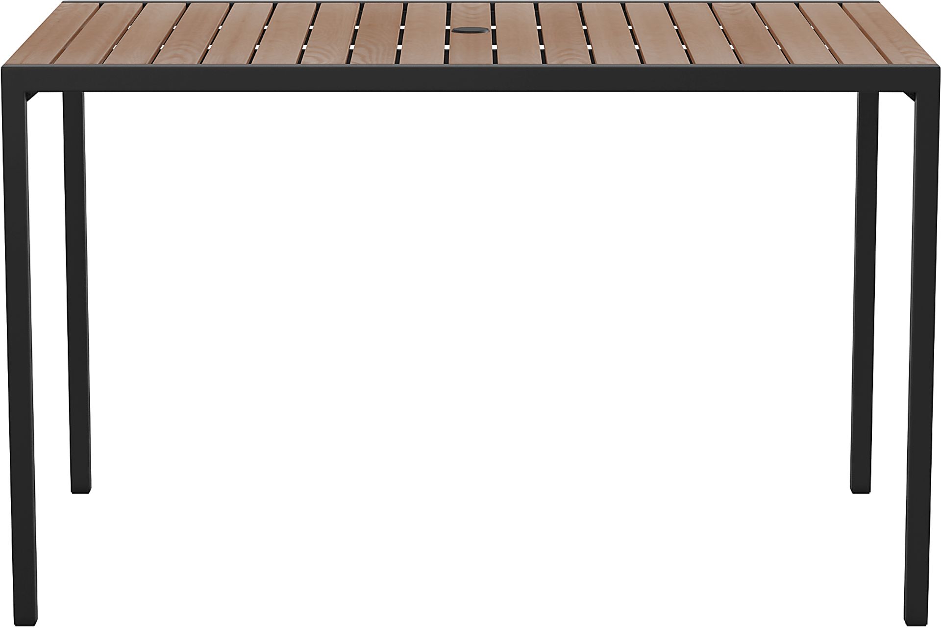 Outdoor Renoldor Brown Rectangular Dining Table - Image 2