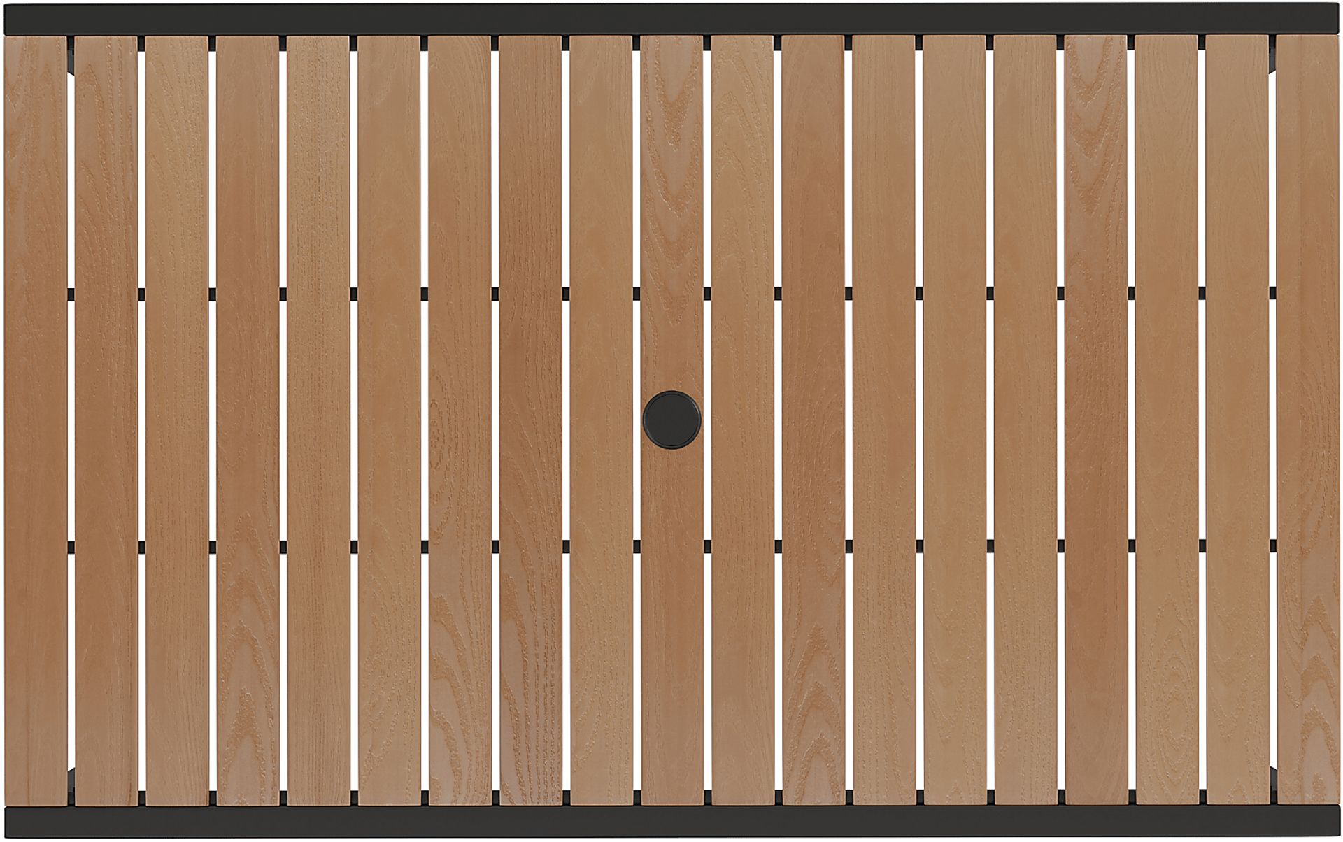 Outdoor Renoldor Brown Rectangular Dining Table - Image 4
