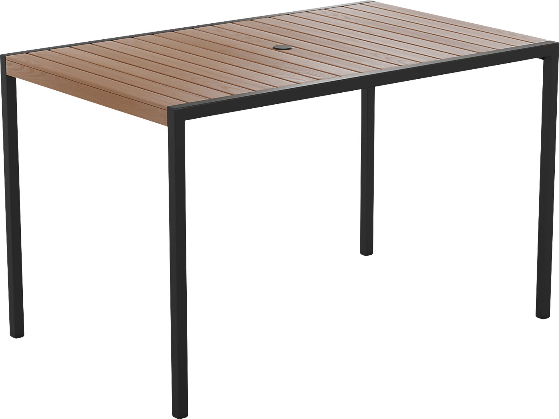 Outdoor Renoldor Brown Rectangular Dining Table - Image 1