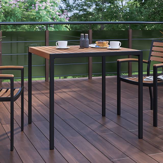 Outdoor Renoldor Square Dining Table - Thumbnail - Image 6