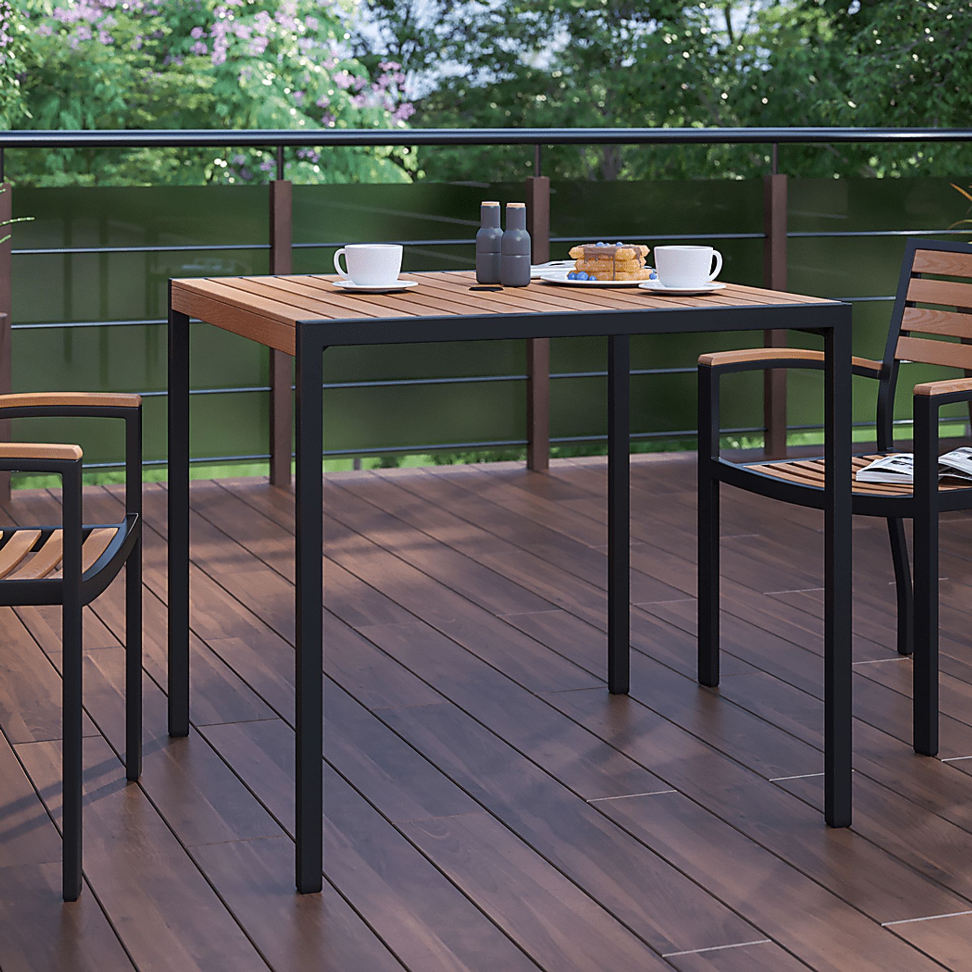Outdoor Renoldor Square Dining Table - Image 6