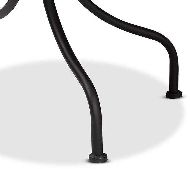 Outdoor Rianelle Black Dining Table - Thumbnail - Image 2