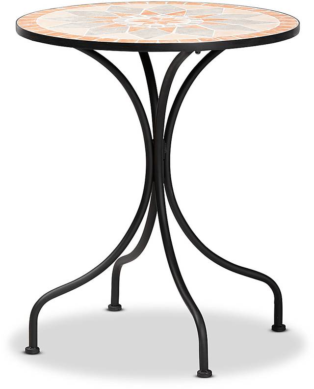 Outdoor Rianelle Black Dining Table - Thumbnail - Image 4