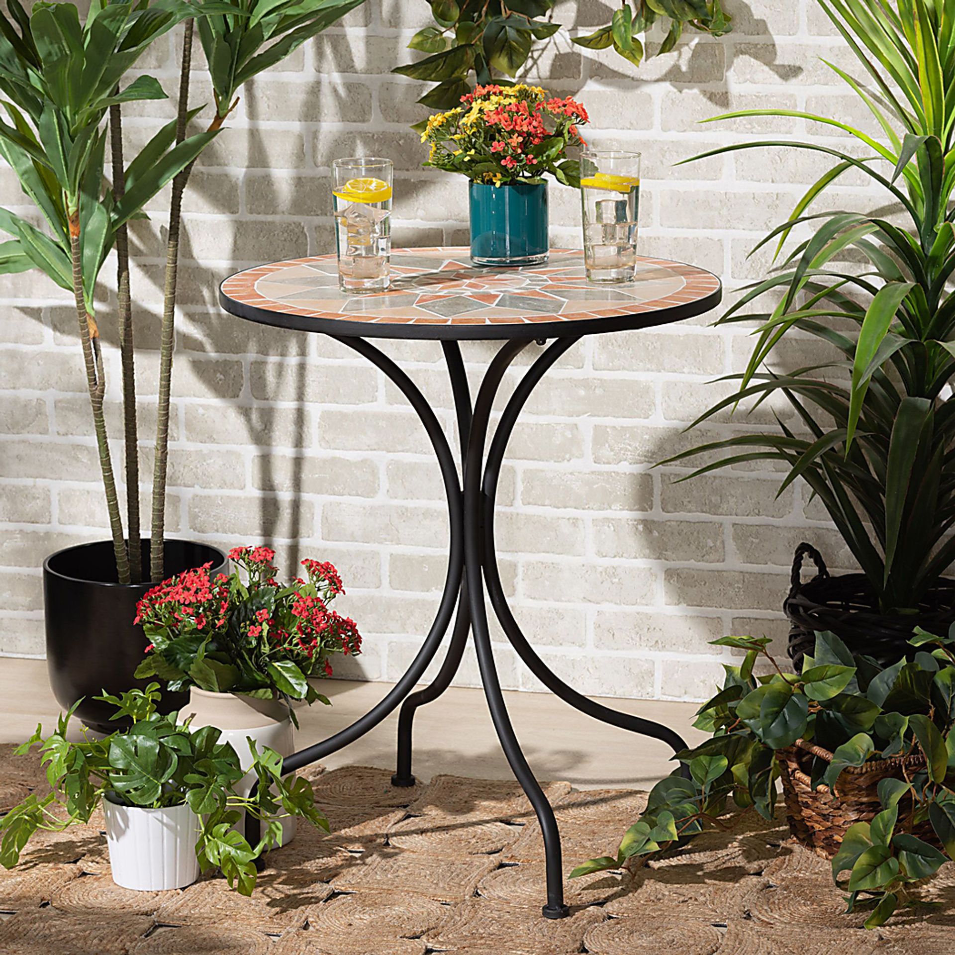 Outdoor Rianelle Black Dining Table - Image 6