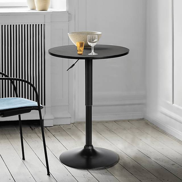 Outdoor Rihana Black Adjustable Pub Table - Thumbnail - Image 2