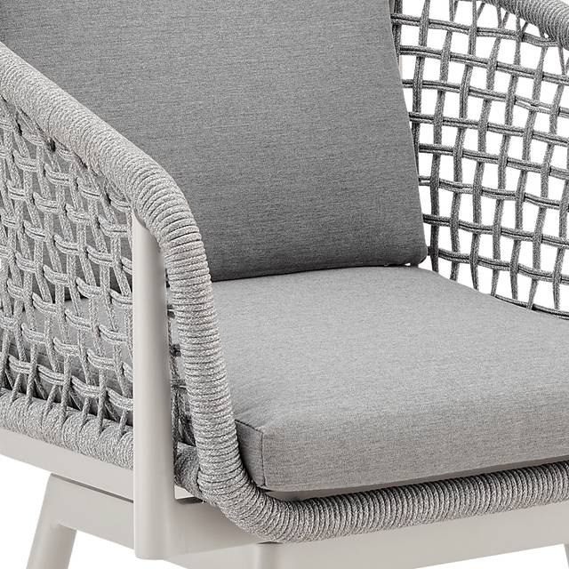 Outdoor Rowding Gray Swivel Barstool - Thumbnail - Image 7