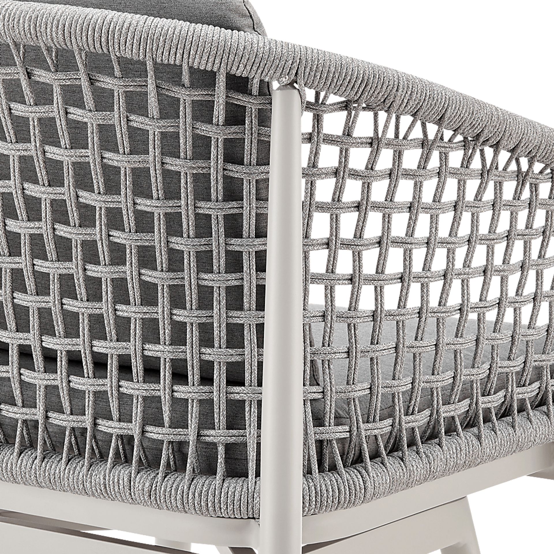 Outdoor Rowding Gray Swivel Barstool - Image 8
