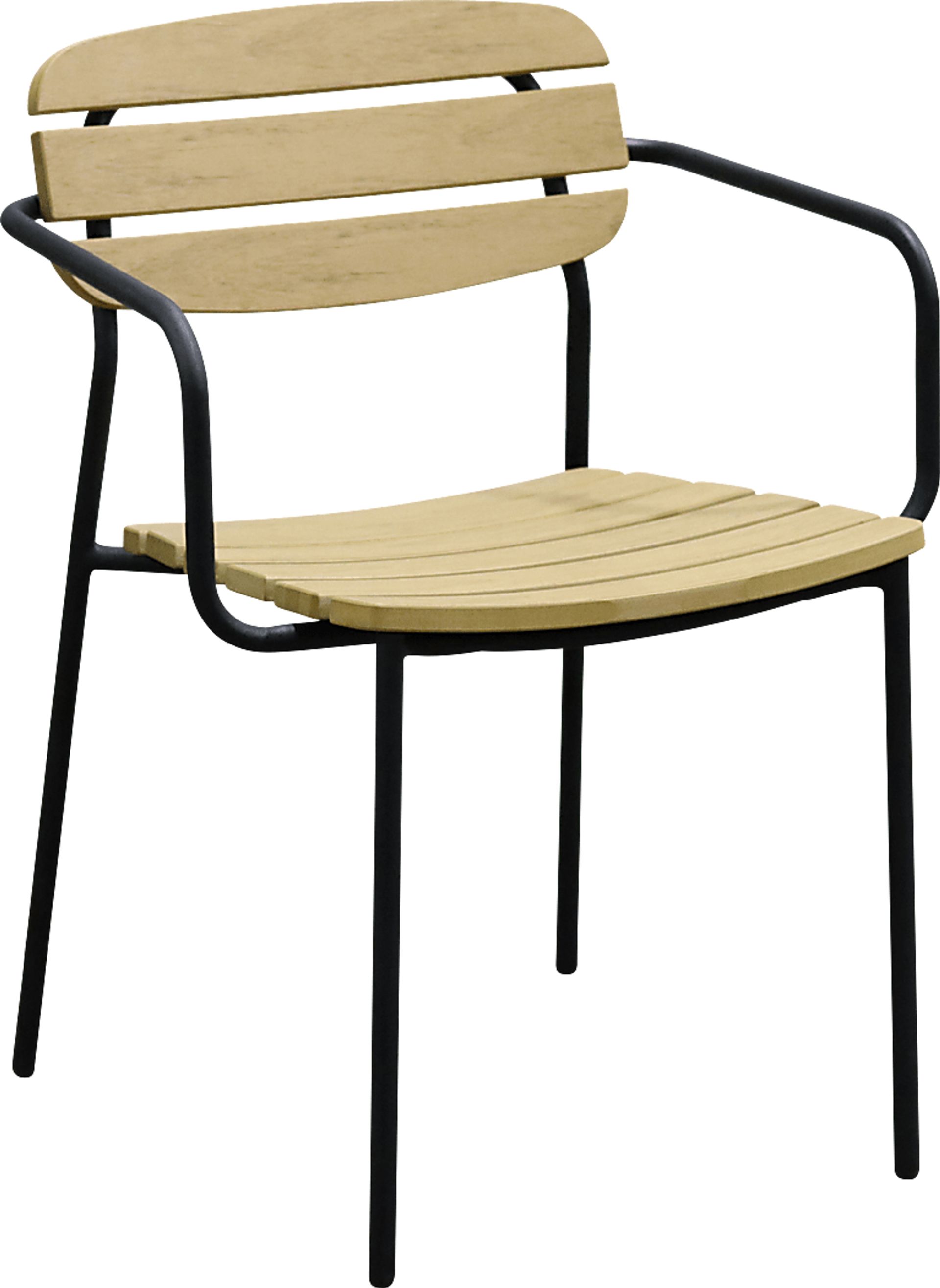 Outdoor Rufiny Brown Arm Chair, Set of 2 - Image 3