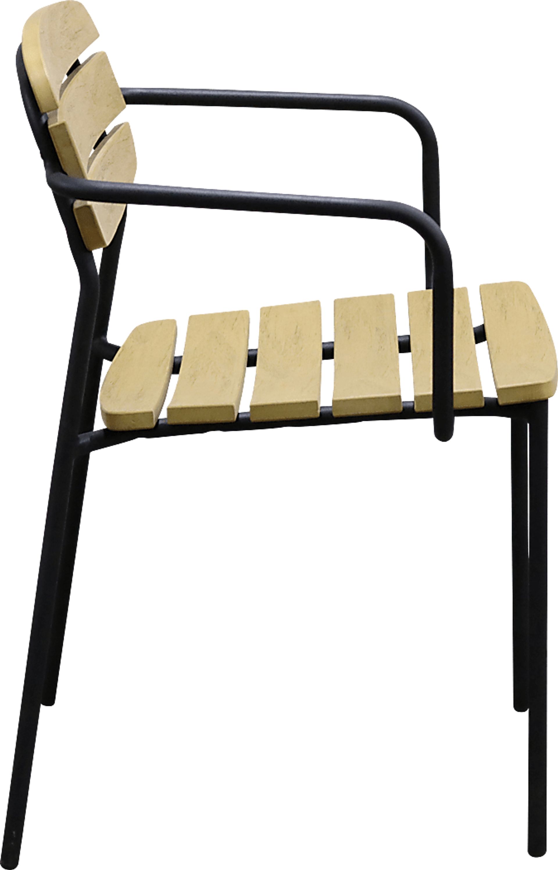 Outdoor Rufiny Brown Arm Chair, Set of 2 - Image 4