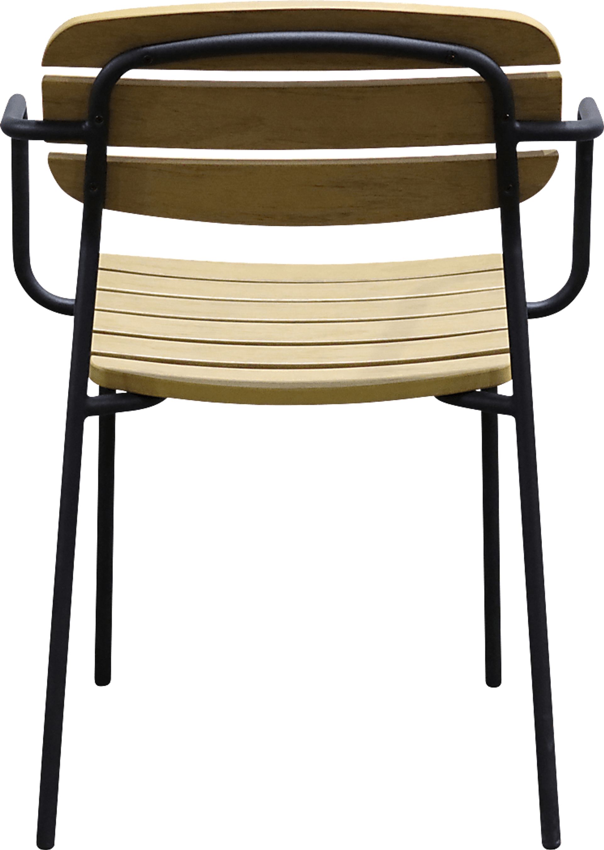 Outdoor Rufiny Brown Arm Chair, Set of 2 - Image 6