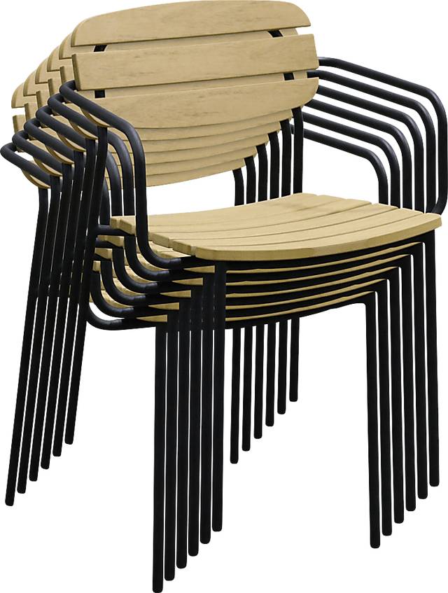 Outdoor Rufiny Brown Arm Chair, Set of 2 - Thumbnail - Image 7