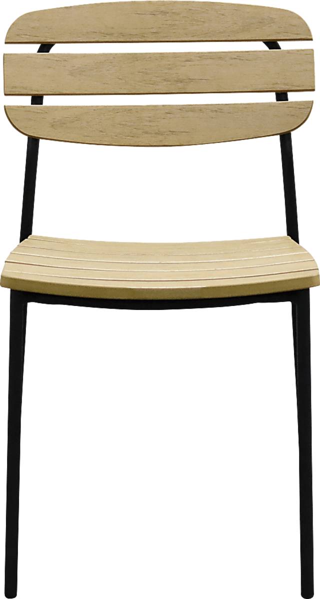 Outdoor Rufiny Brown Dining Chair, Set of 2 - Thumbnail - Image 2