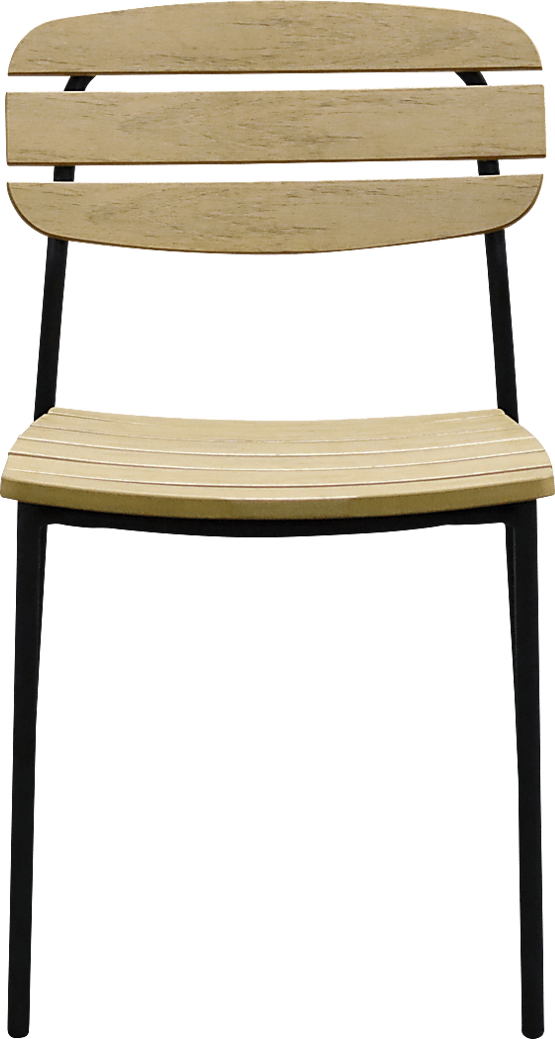 Outdoor Rufiny Brown Dining Chair, Set of 2 - Image 2