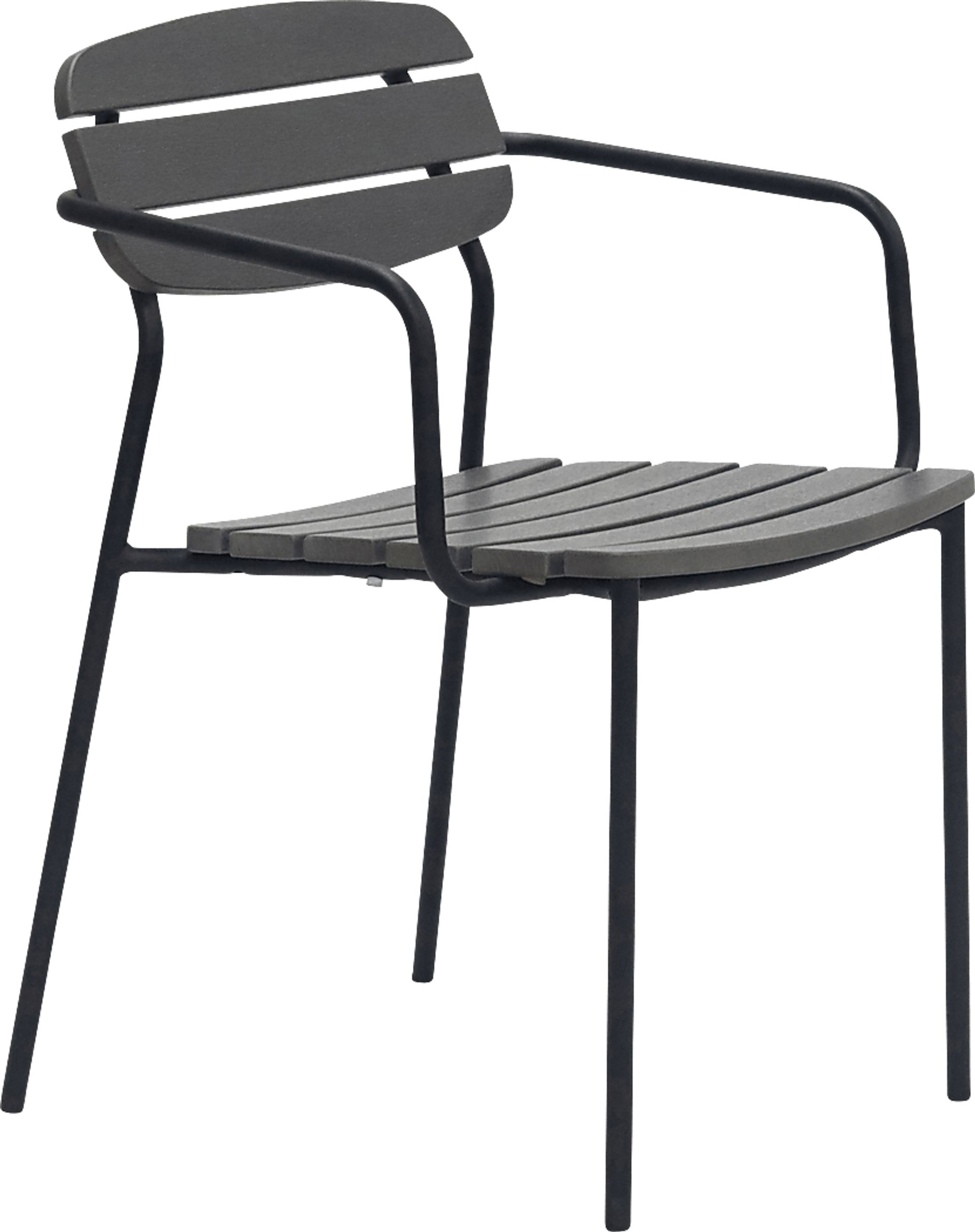 Outdoor Rufiny Dark Gray Arm Chair, Set of 2 - Image 3