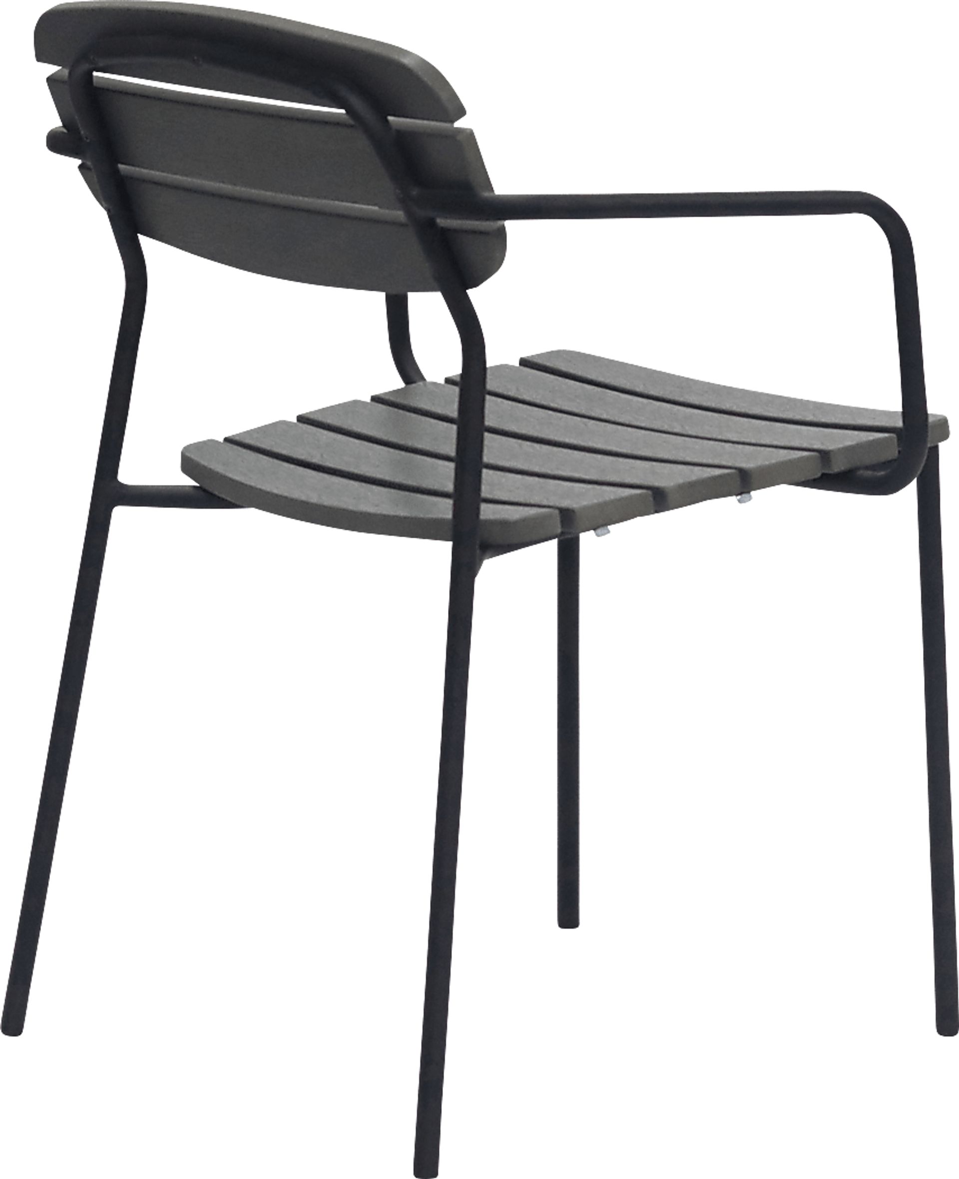 Outdoor Rufiny Dark Gray Arm Chair, Set of 2 - Image 5