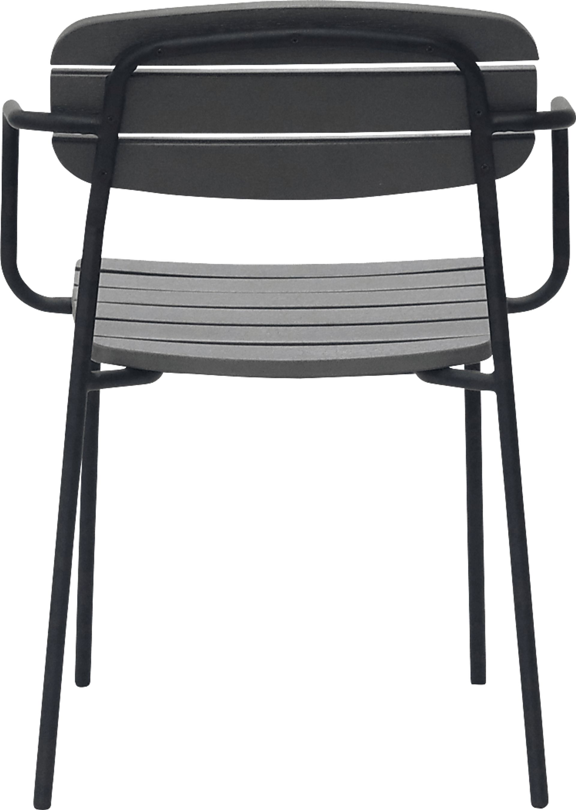 Outdoor Rufiny Dark Gray Arm Chair, Set of 2 - Image 6