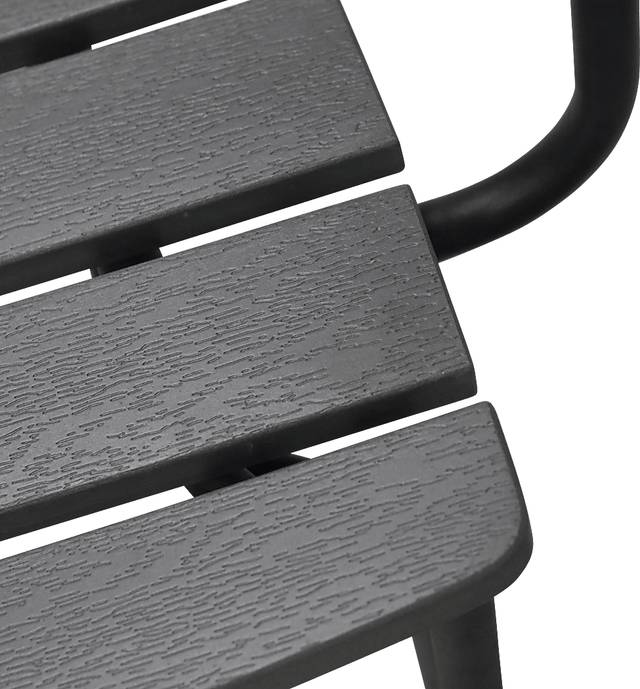 Outdoor Rufiny Dark Gray Arm Chair, Set of 2 - Thumbnail - Image 7