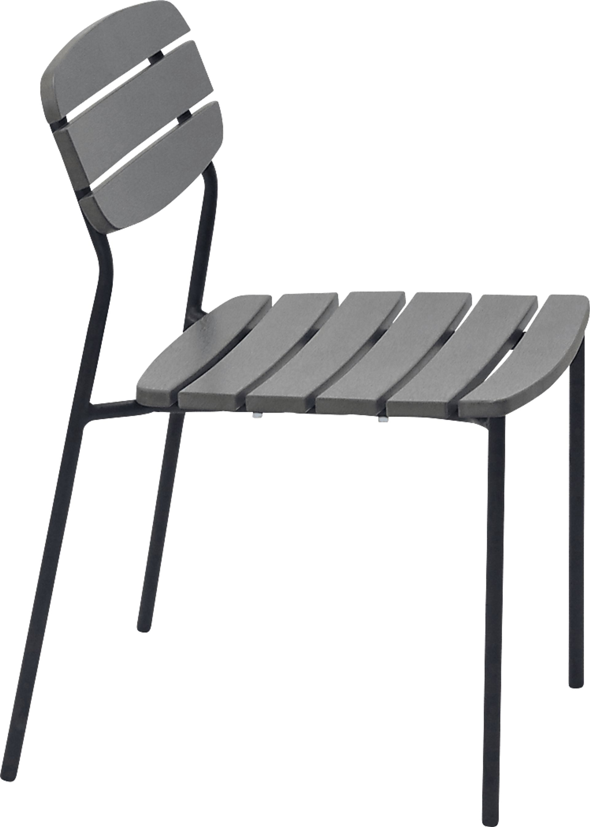 Outdoor Rufiny Dark Gray Dining Chair, Set of 2 - Image 3