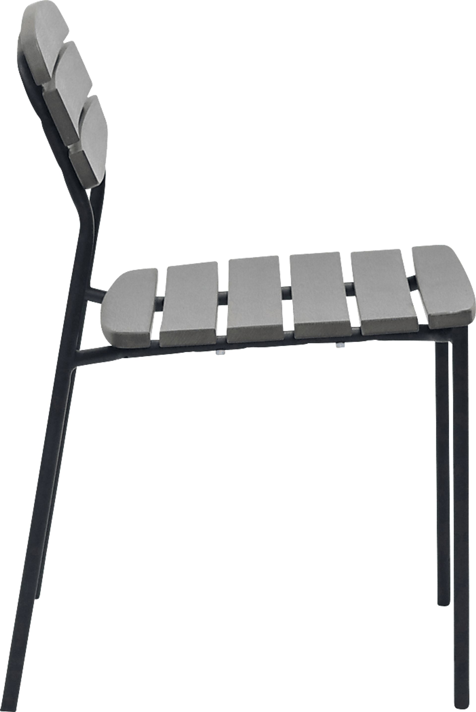 Outdoor Rufiny Dark Gray Dining Chair, Set of 2 - Image 4