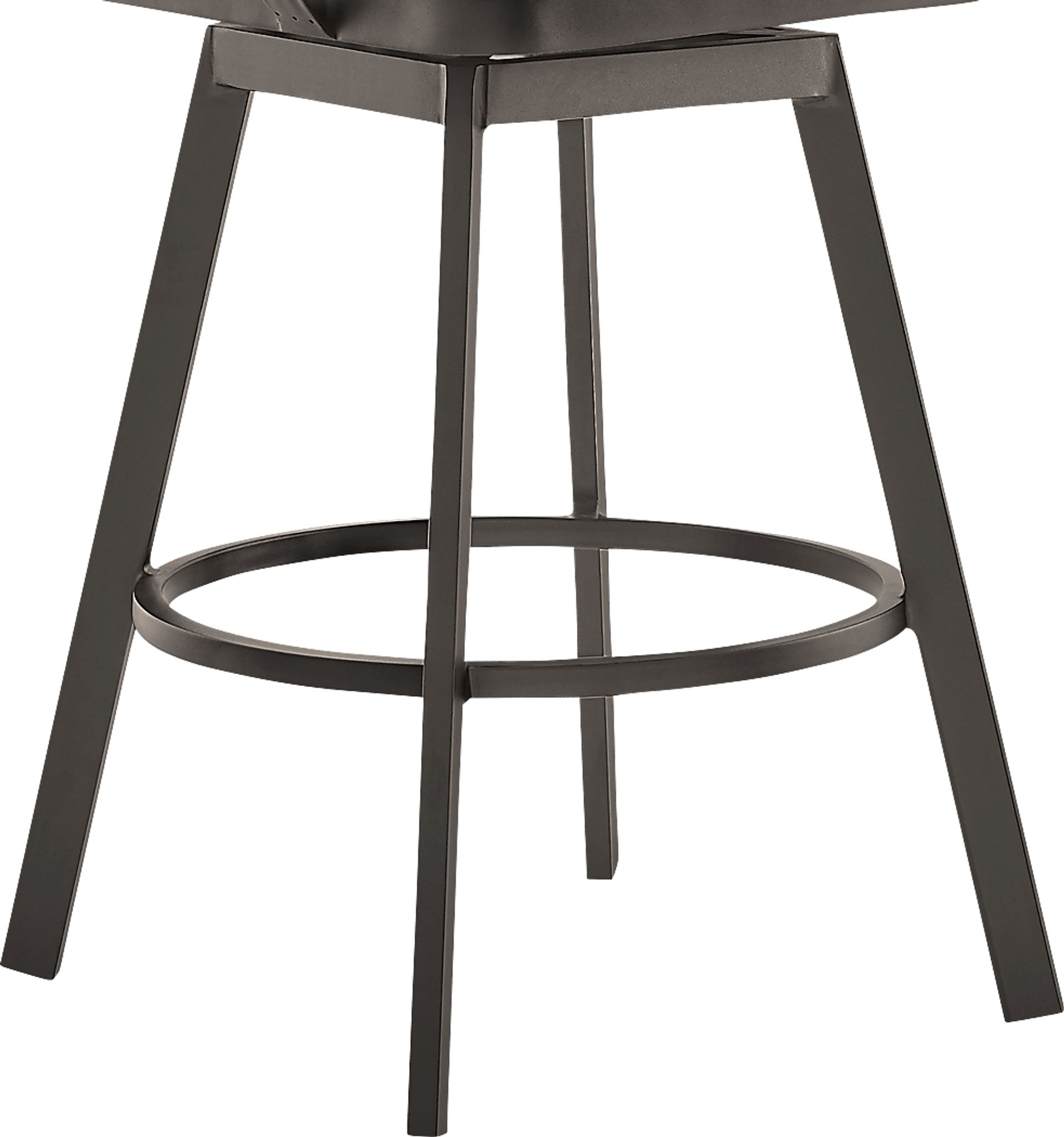 Outdoor Sallodge Brown Swivel Barstool - Image 9
