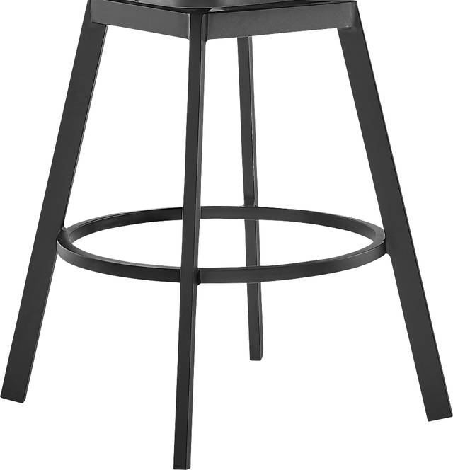 Outdoor Sallodge Charcoal Swivel Barstool - Thumbnail - Image 9