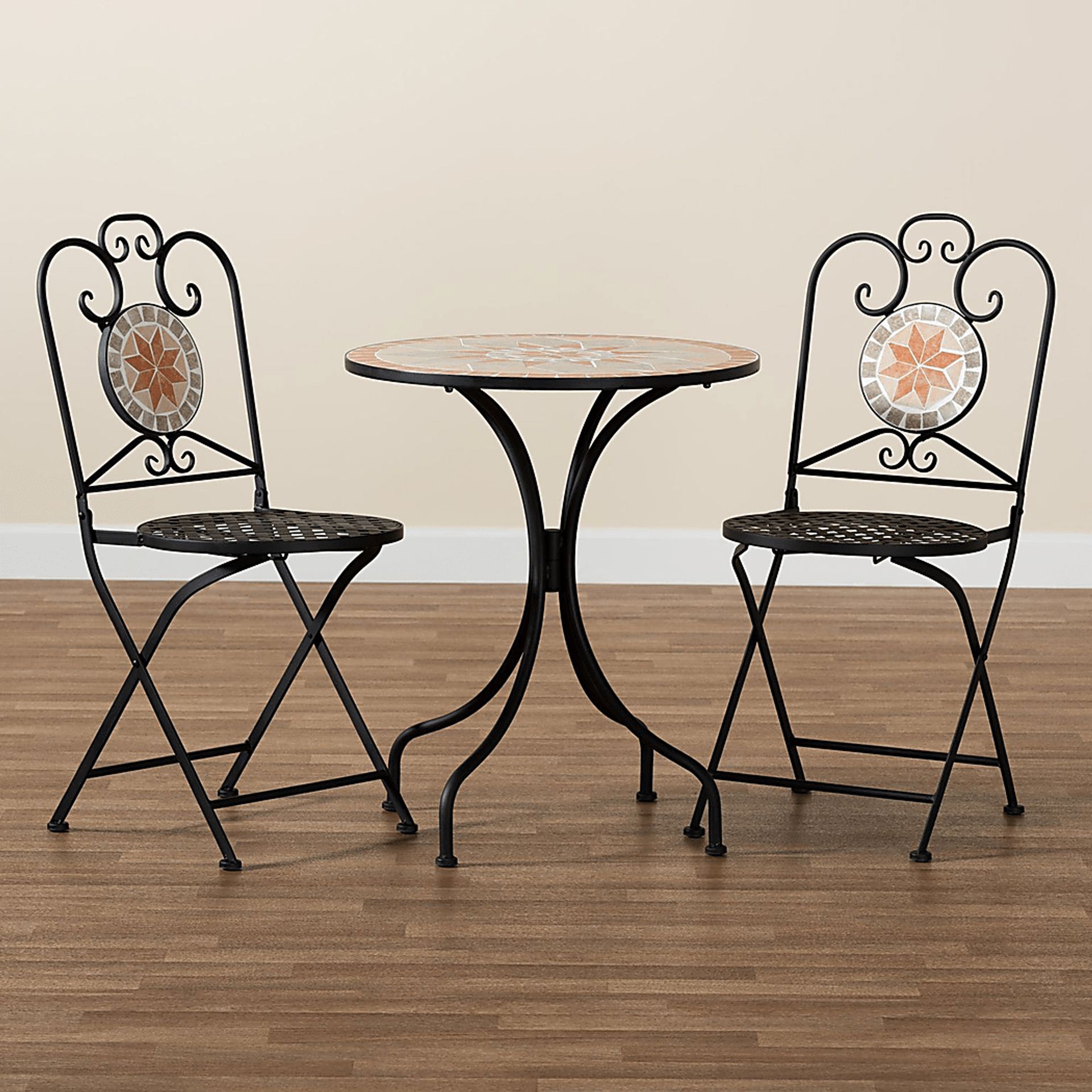 Outdoor Santison Black 3 Pc Table Set - Image 8