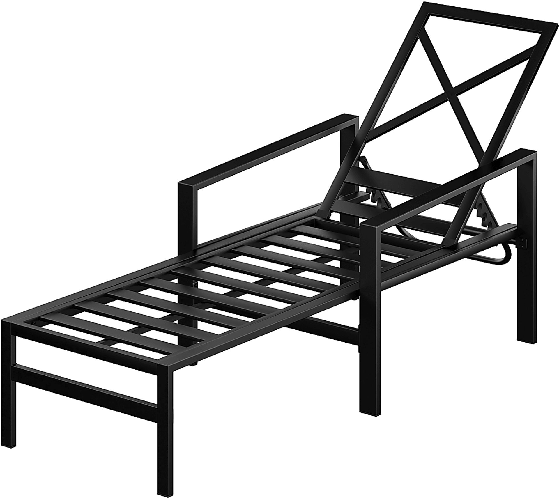 Outdoor Sawyern White Chaise Lounge - Image 4