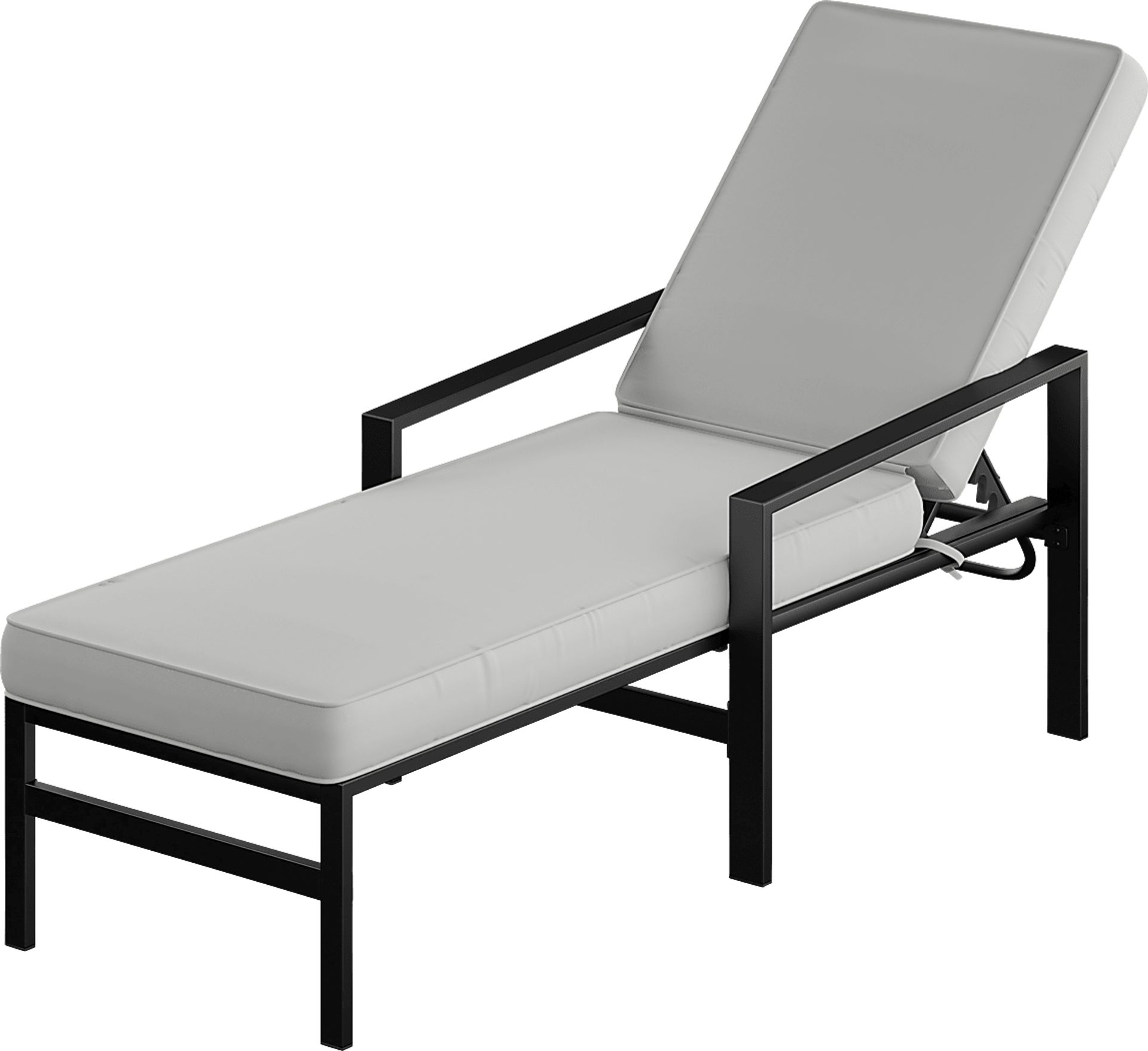 Outdoor Sawyern White Chaise Lounge - Image 1