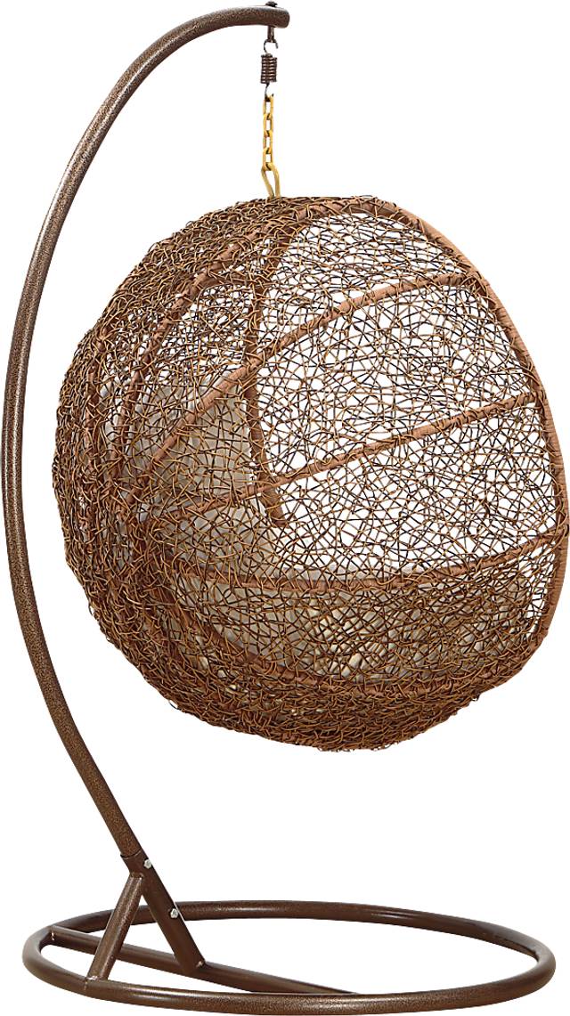 Outdoor Seahorn Cream Hanging Chair - Thumbnail - Image 5