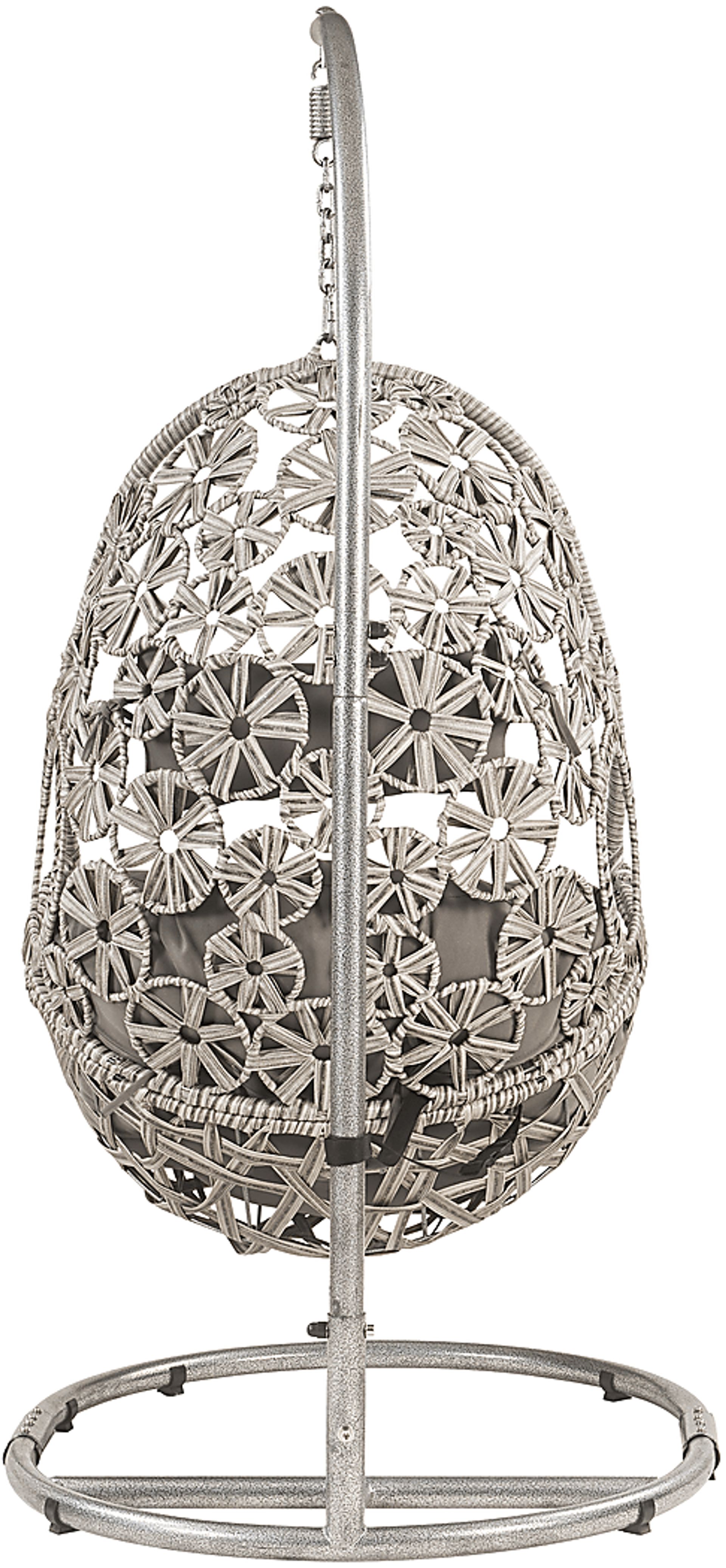 Outdoor Shayleen Light Gray Hanging Chair - Image 5