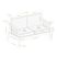 Outdoor Shellrich Coast Brown 4pc Chat Set