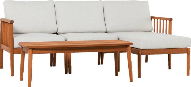 Outdoor Shellrich Coast Brown 4pc Seating Set - Thumbnail - Image 4