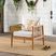 Outdoor Shellrich Coast Brown Accent Chair