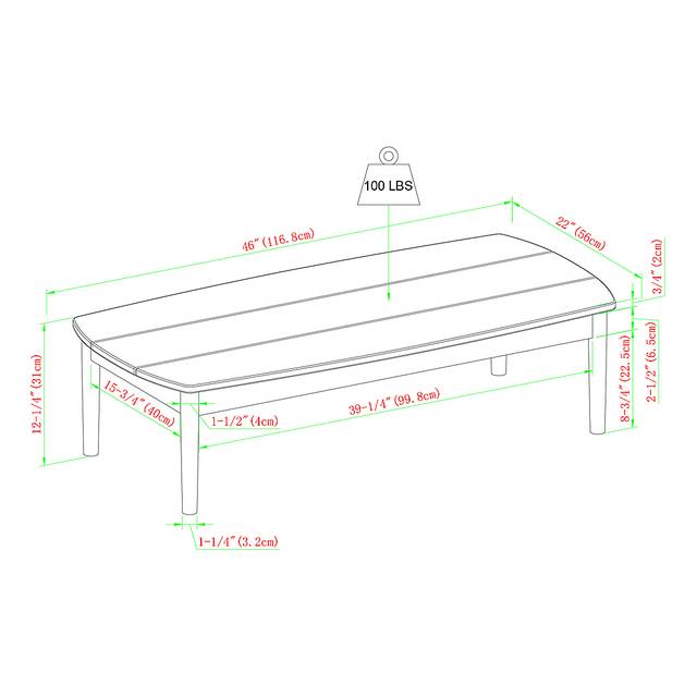 Outdoor Shellrich Coast Brown Cocktail Table - Thumbnail - Image 6