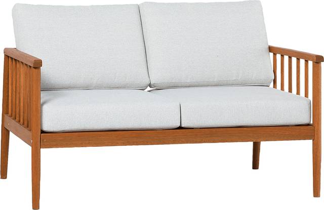Outdoor Shellrich Coast Brown Loveseat - Thumbnail - Image 4