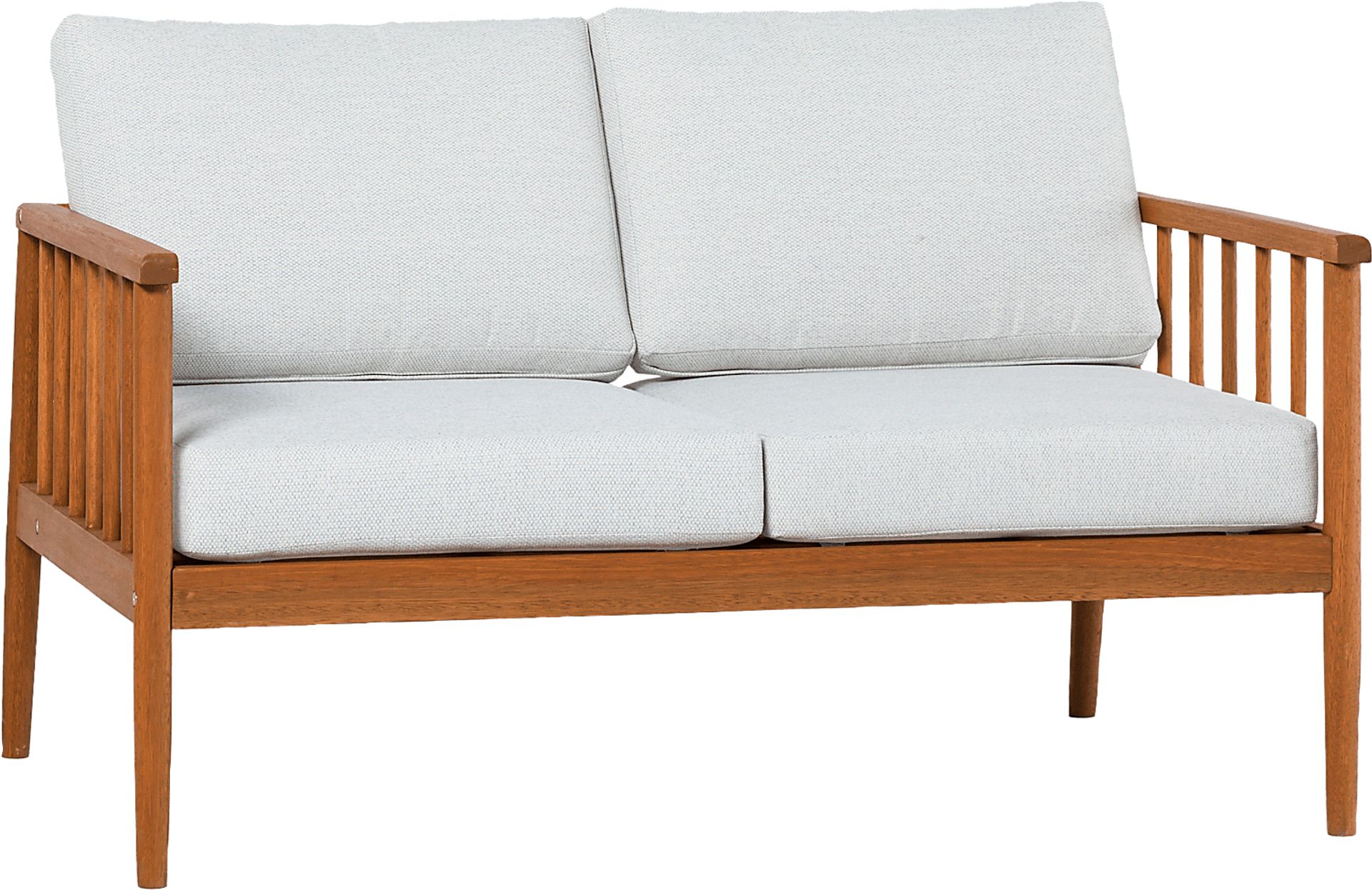 Outdoor Shellrich Coast Brown Loveseat - Image 4