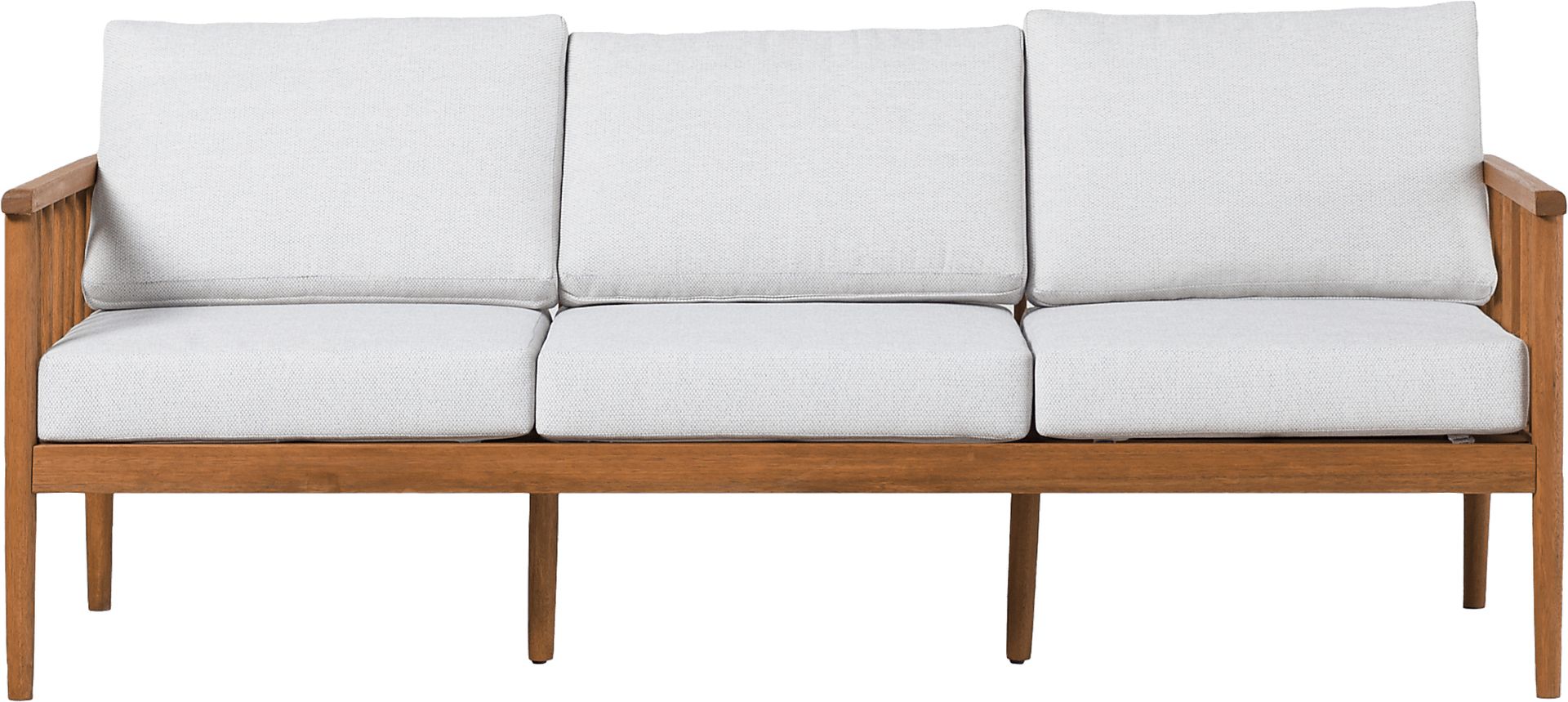 Outdoor Shellrich Coast Brown Sofa - Image 4