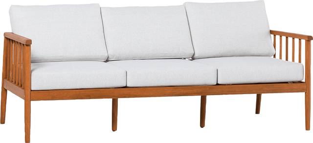 Outdoor Shellrich Coast Brown Sofa - Thumbnail - Image 1