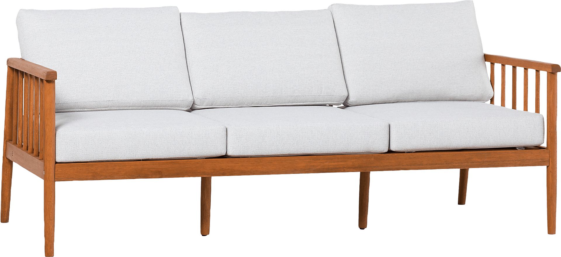 Outdoor Shellrich Coast Brown Sofa - Image 1