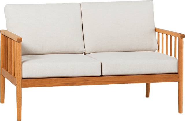 Outdoor Shellrich Coast Natural Loveseat - Thumbnail - Image 4