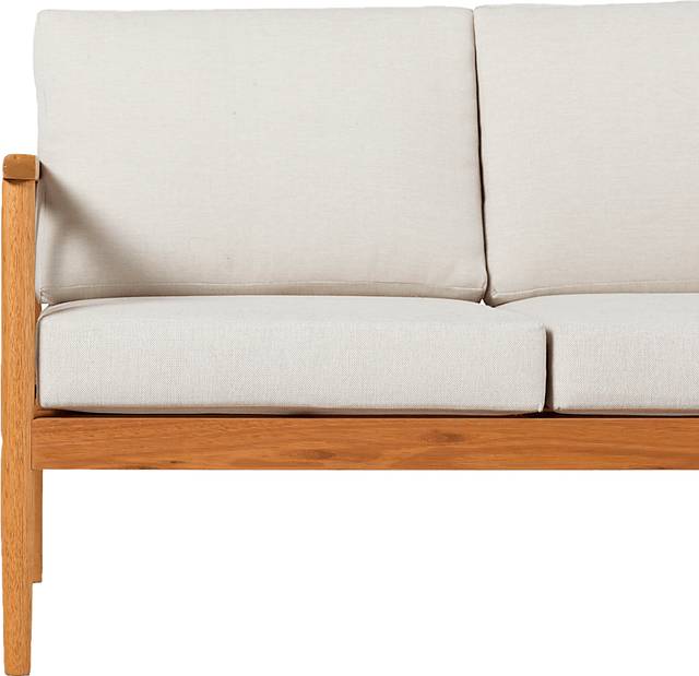 Outdoor Shellrich Coast Natural Loveseat - Thumbnail - Image 5