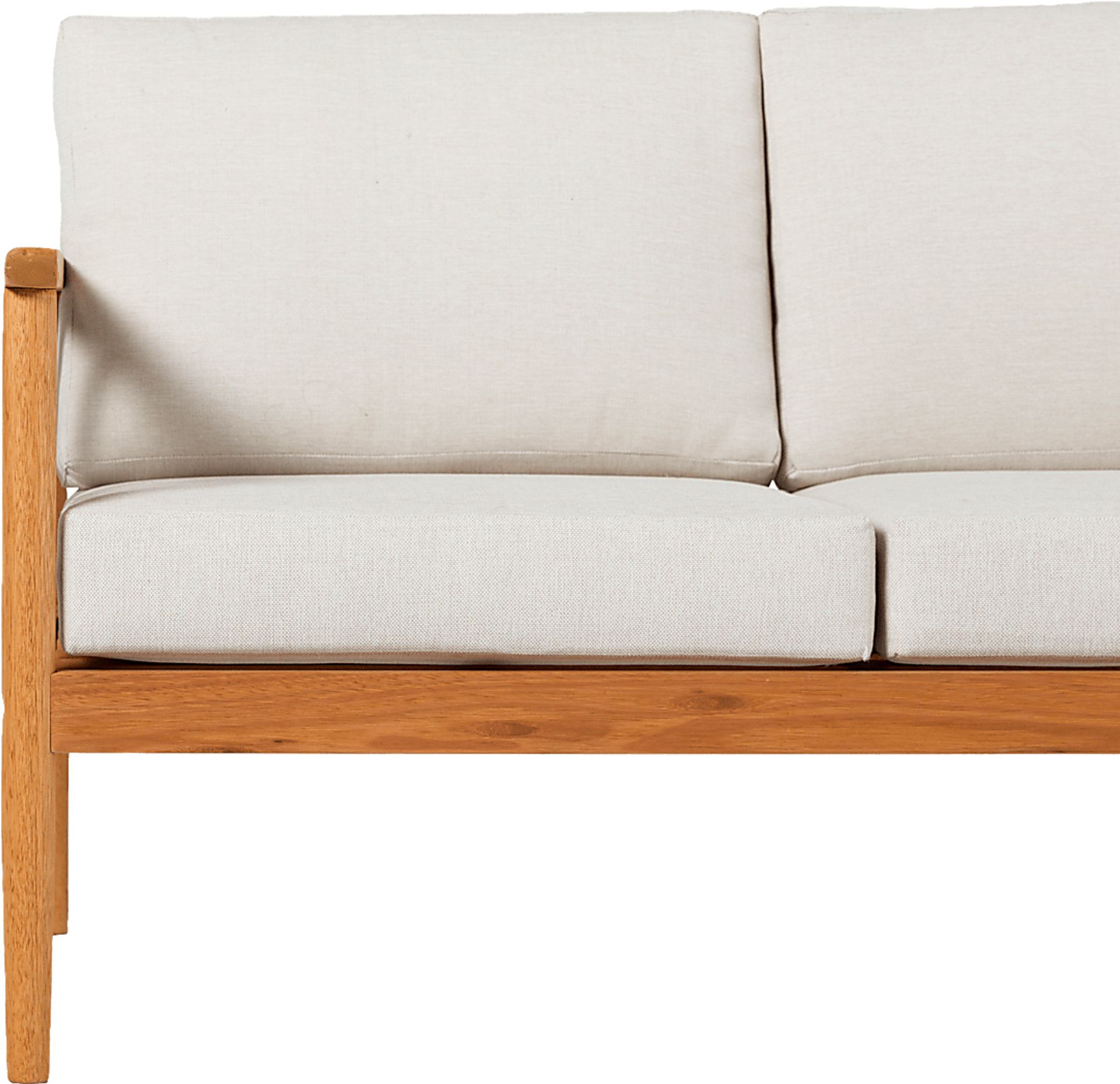 Outdoor Shellrich Coast Natural Loveseat - Image 5