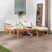 Outdoor Shellrich Coast Natural 4pc Seating Set